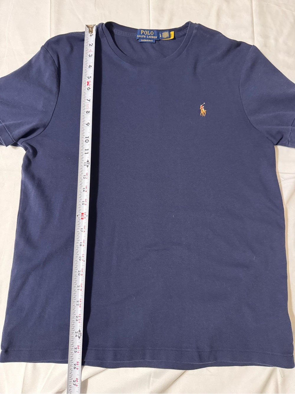 Polo by Ralph Lauren Men’s Navy Crewneck T-Shirt - Picture 4 of 7